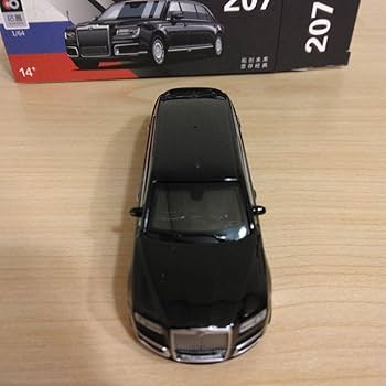 Amazon.co.jp: ロシア大統領専用車 アウルス ミニカー リムジン 1／64